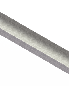 Housing L=120mm for shutter PVC VSK90 2 galv